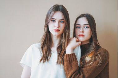 two similar young girls