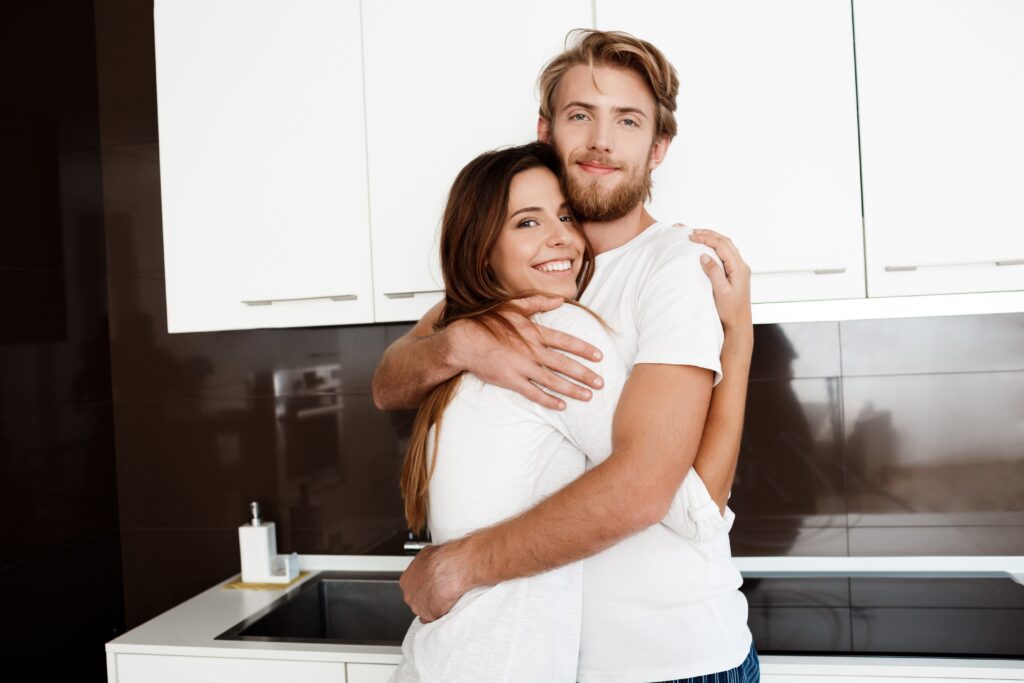 couple in the kitchen