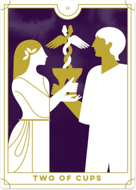 two of cups tarot